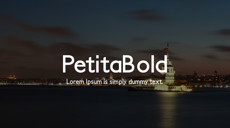 PetitaBold Font Family