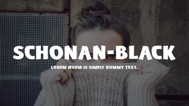 Schonan-Black Font