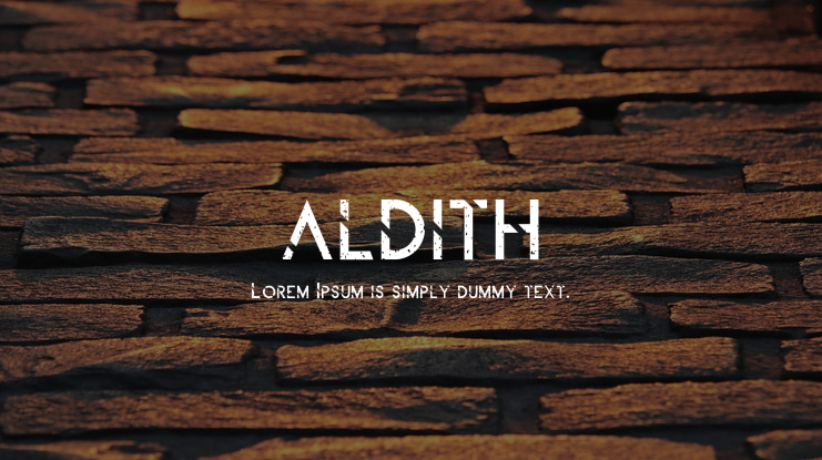 ALDITH Font Family