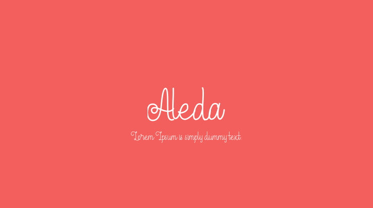 Aleda Font Family