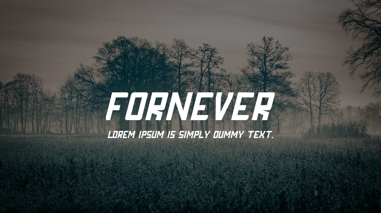 FORNEVER Font Family