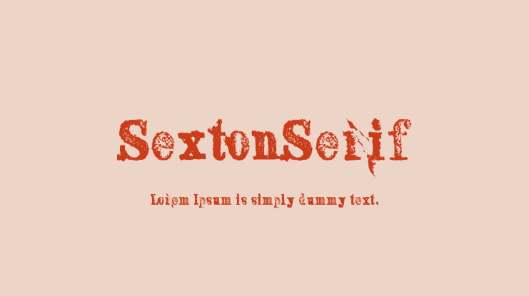 SextonSerif Font Family