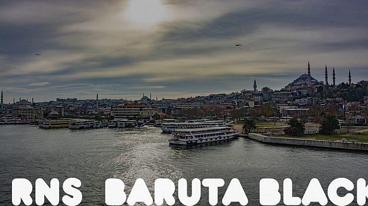 RNS  BARUTA BLACK Font