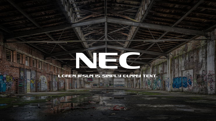 NEC Font