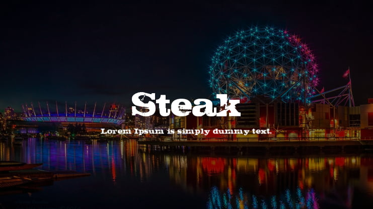 Steak Font