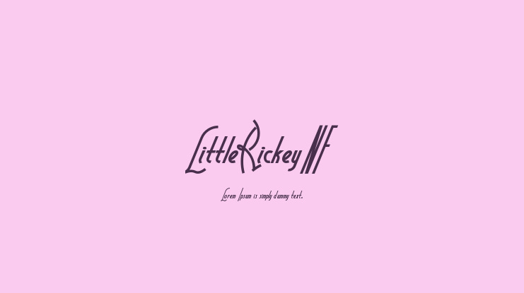 LittleRickeyNF Font