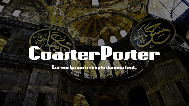 CoasterPoster Font