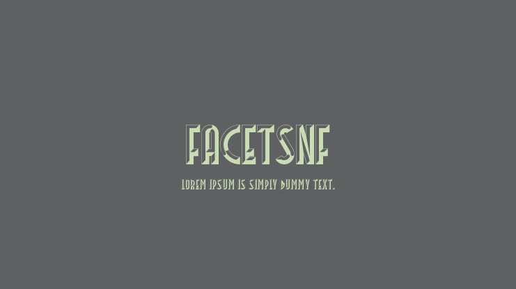 FacetsNF Font