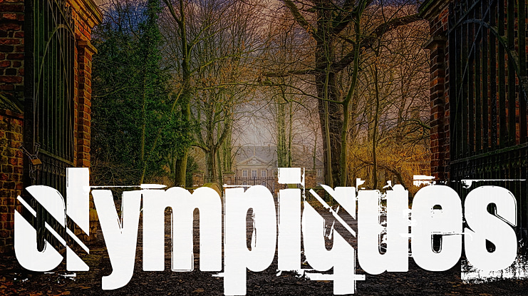 OLYMPIQUES Font