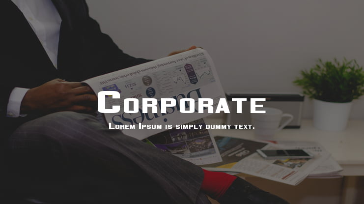 Corporate Font