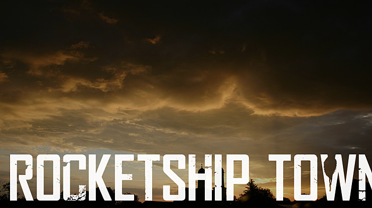 Rocketship Town Font