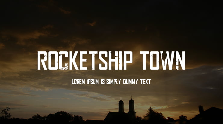 Rocketship Town Font