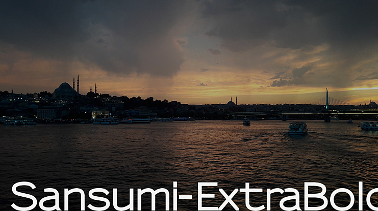 Sansumi-ExtraBold Font