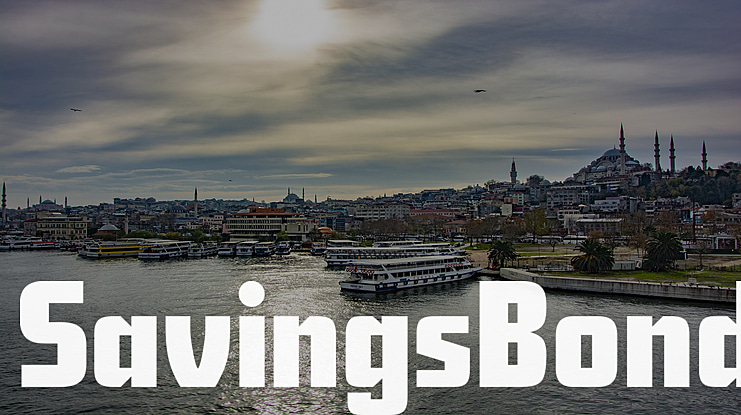 SavingsBond Font