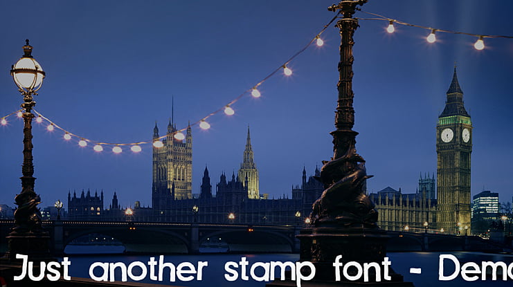 Just another stamp Font