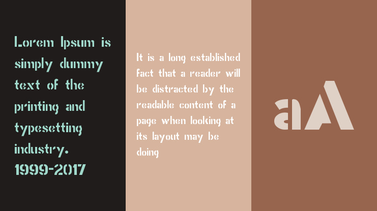 Stencil Gothic BE Font