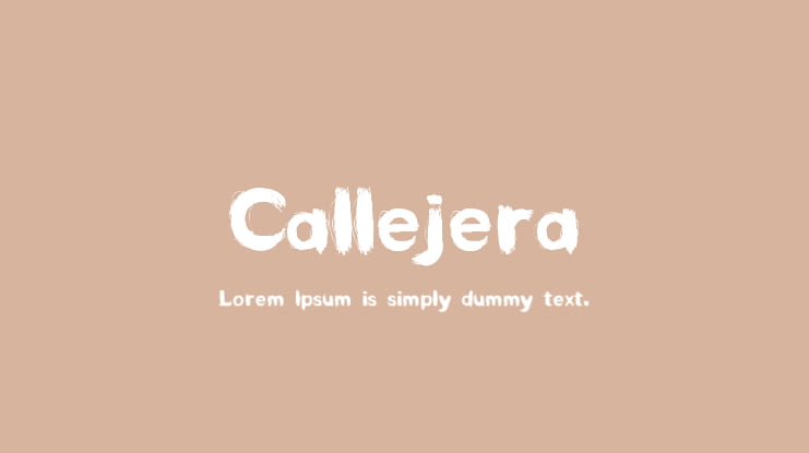 Callejera Font