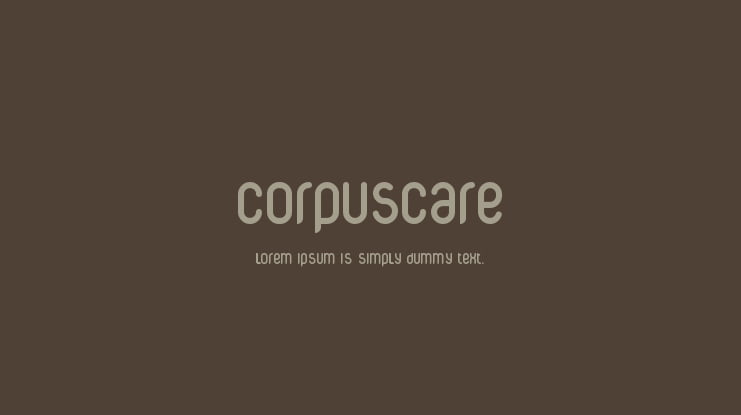 CorpusCare Font Family