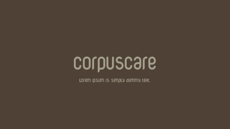 CorpusCare Font Family