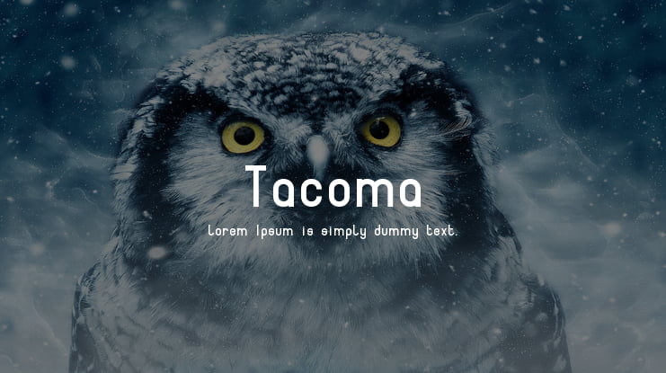 Tacoma Font
