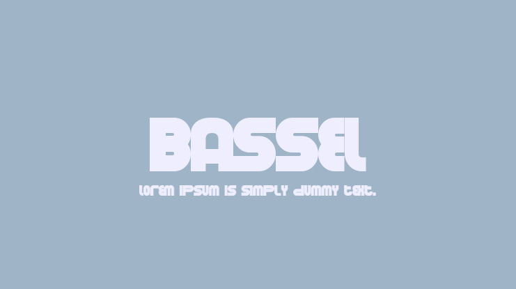 BASSEL Font Family