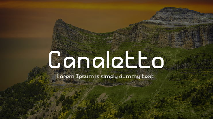Canaletto Font Family