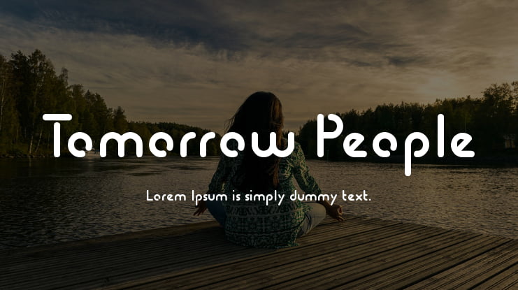 Tomorrow People Font