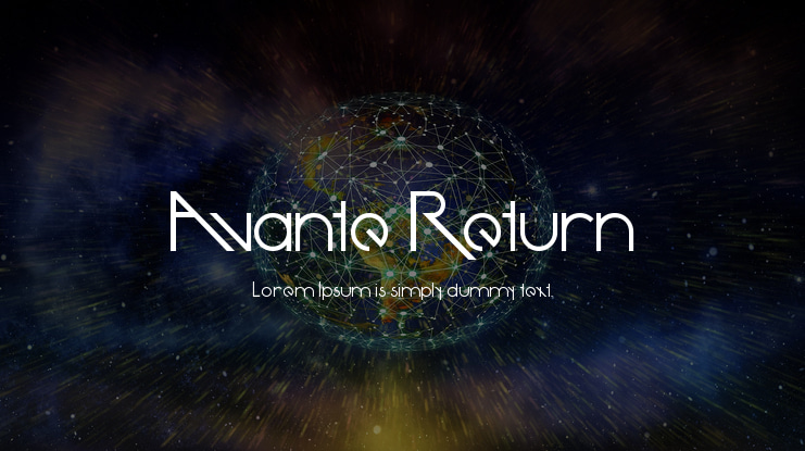 Avante Return Font