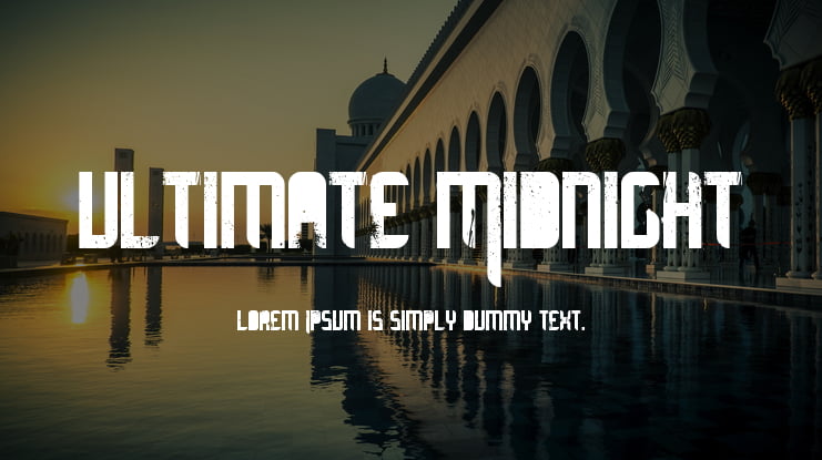 Ultimate Midnight Font