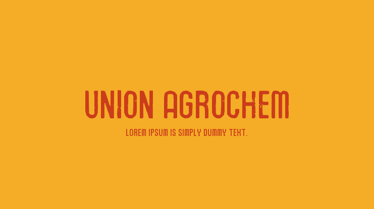 Union Agrochem Font