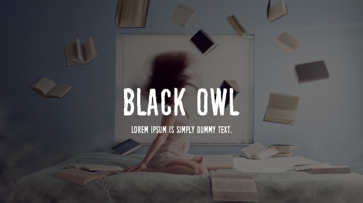 Black Owl Font