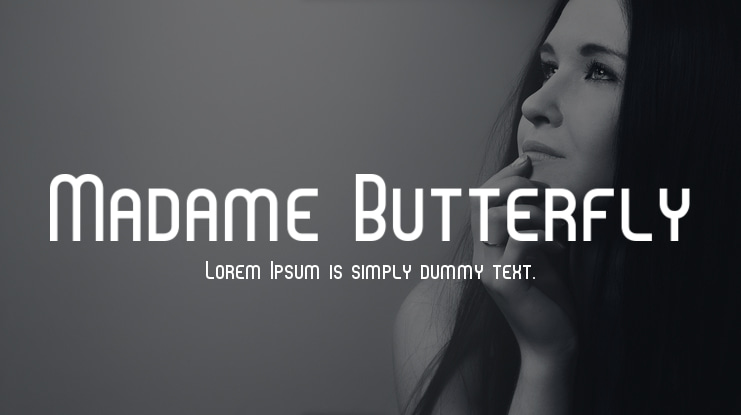 Madame Butterfly Font
