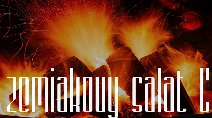 zemiakovy salat CE Font