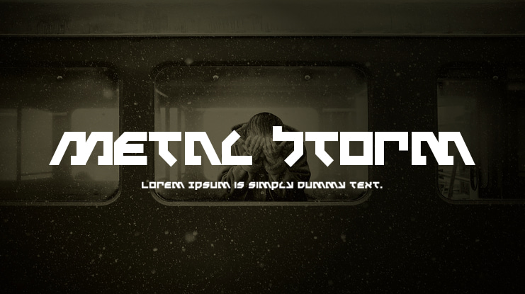 Metal Storm Font Family