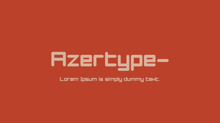 Azertype- Font
