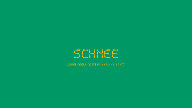 schnee Font