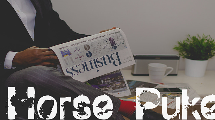 Horse Puke Font