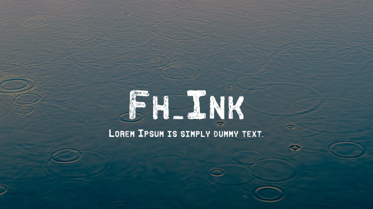 Fh_Ink Font