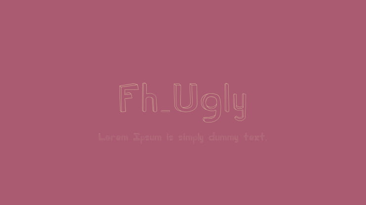 Fh_Ugly Font