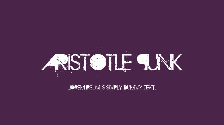 Aristotle Punk Font