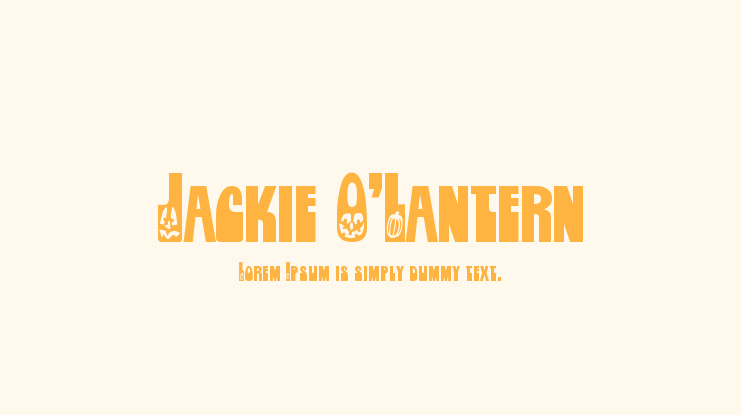 Jackie O'Lantern Font