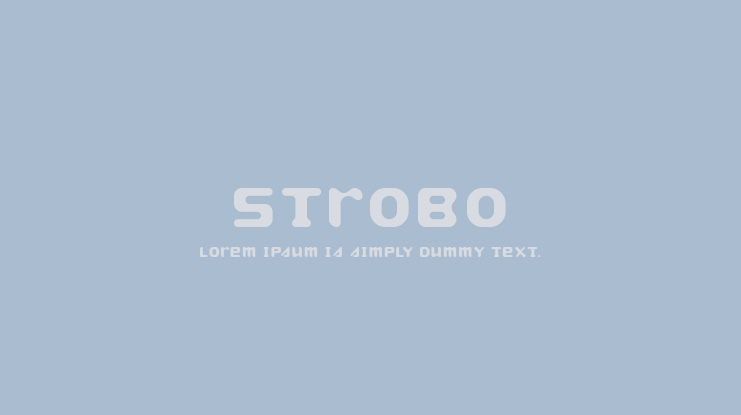 Strobo Font