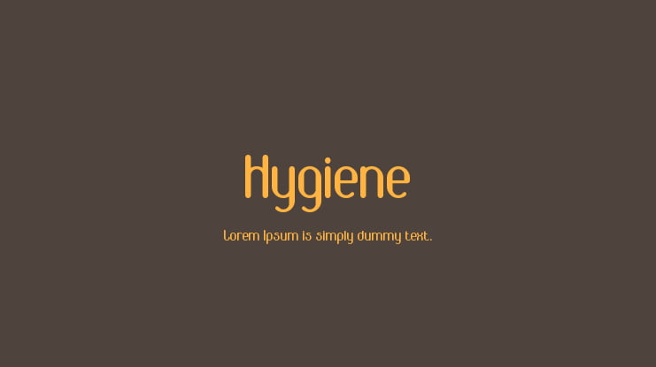 Hygiene Font