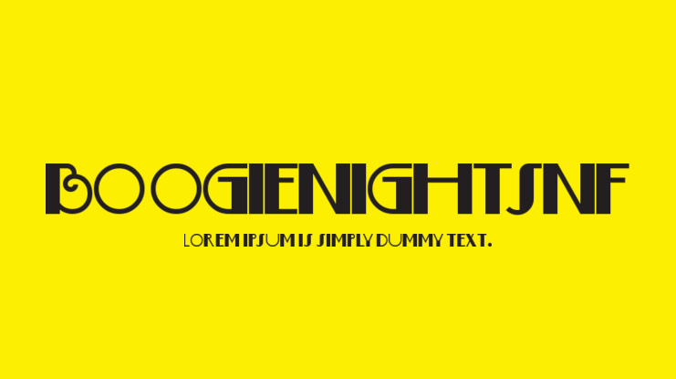 BoogieNightsNF Font