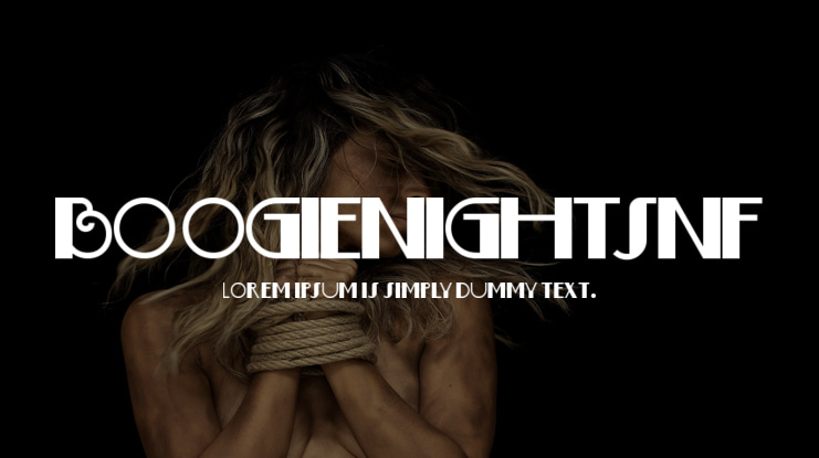 BoogieNightsNF Font