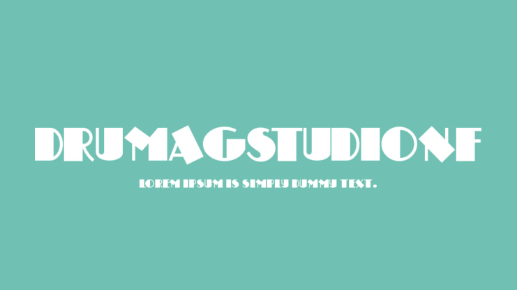 DrumagStudioNF Font