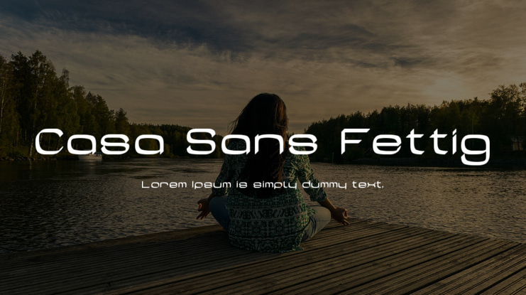 Casa Sans Fettig Font Family