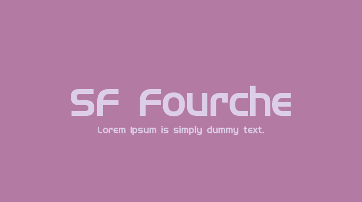 SF Fourche Font Family