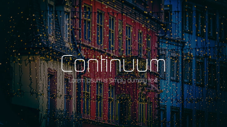 Continuum Font
