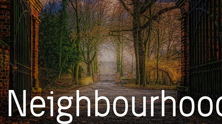 Neighbourhood Font
